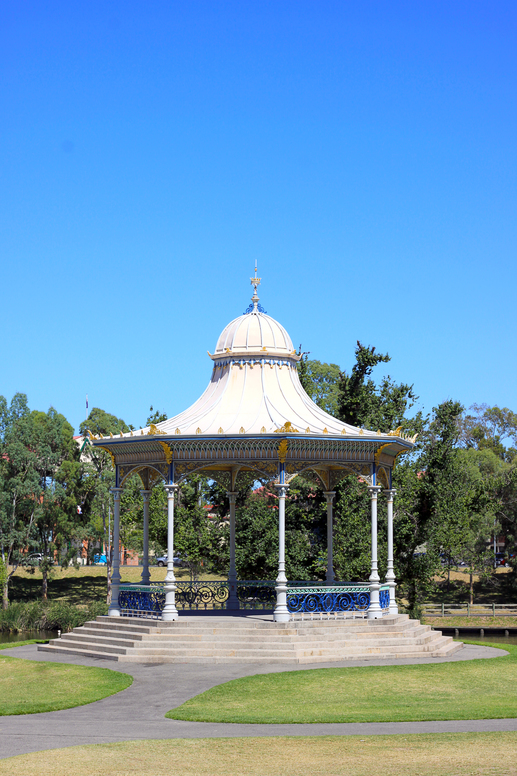 Elder Park Rotunda along the River Torrens, Adelaide, Australia