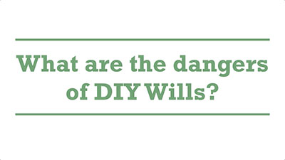 What are the dangers of DIY Wills? | Genders - Adelaide