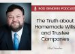 the truth about homemade wills and trustee companies podcast by rod genders