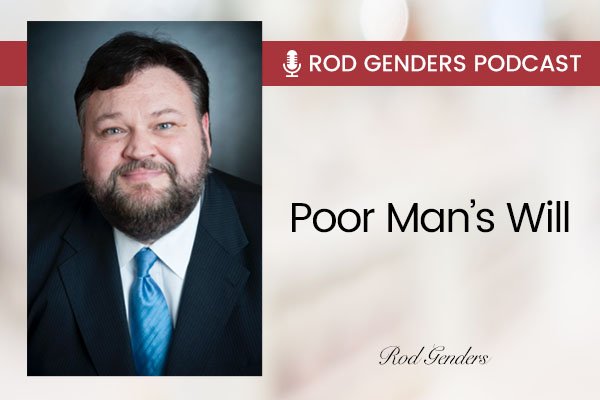 Poor Man's Will Banner