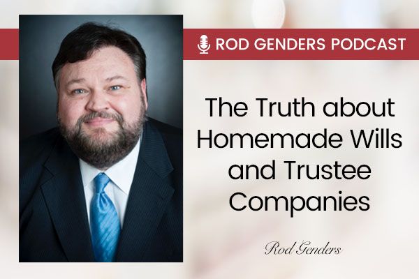 The Truth about Homemade Wills and Trustee Companies Banner