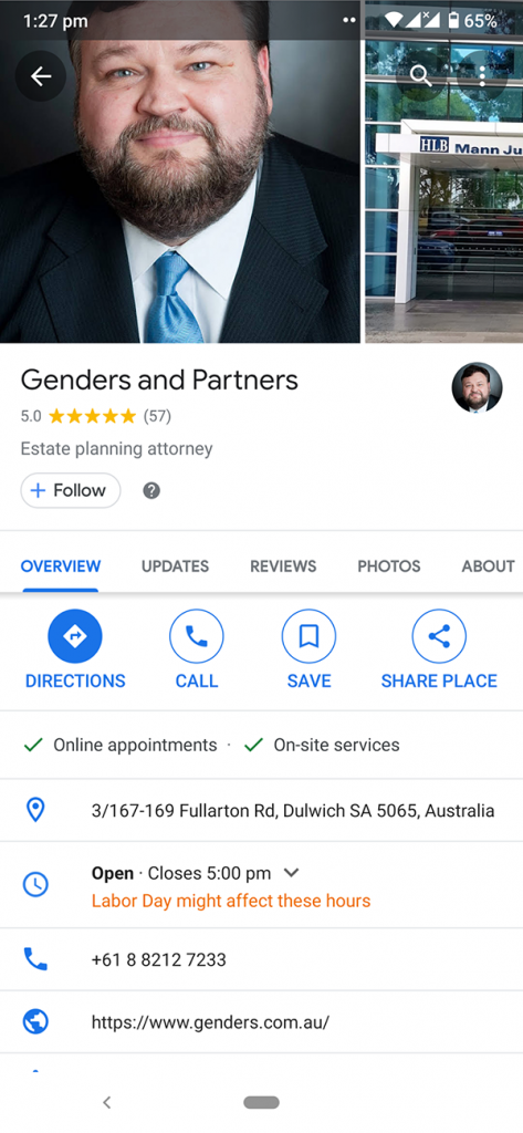 google maps review screenshot 2